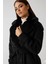 Ella Kadın Siyah Yün Karışımlı Kaban 5BGL027125A-JBLK 4