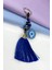 Lacivert Püsküllü Nazar Boncuğu Salkım Anahtarlık, Hediyelik Anahtarlık 2