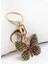 Renkli Parlak Taşlı Kelebek Figürlü Anahtarlık, Hediyelik Anahtarlık 1