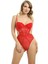 Kırmızı Dantelli Bodysuit - 886K 4