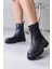 ST815 Model 3 cm Tabanlı Kısa Yeni Sezon Bot Sıyah 3