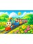 Renkli Tren Ahşap Puzzle 1