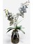 Cam Vazoda Gri Orkide Yapay Çiçek Aranjmanı (12X60 Cm) Modern Dekoratif Masaüstü 4