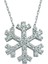 925 Ayar Gümüş Kar Tanesi Kolye 1