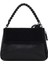 Kadın Siyah Uzun Askılı Süet Deri Omuz Çantası 25WBD253314 3