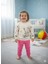 Kız Çocuk Çiçekli Ayı Baskılı 2li Takım 1