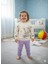 Kız Çocuk Çiçekli Ayı Baskılı 2li Takım 1