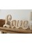 Dekoratif Ahşap Love Yazısı Duvar Süsü - Boyanabilir Romantik Duvar Dekoru (30X13X1 Cm) 3