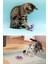 Yaylı Metal Fareli Kafes Kedi Oyun Topu Sıçrayan Spiral Kedi Topu 7