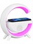 Bfs Bluetooth Hoparlör G Şekli Atmosfer Akıllı Rgb Lamba Wireless Kablosuz Şarj 4