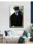 Sarı Çerçeve Görünümlü Atatürk Cam Tablo 3