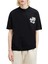 Erkek Baskılı Oversize T-Shirt - Siyah 1