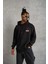 Unisex Kapşonlu Baskılı Sweetshirt 1