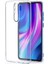 Xiaomi Redmi Note 8 Pro Kılıf Şeffaf Silikon Kamera Lens Korumalı 1