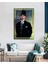 Sarı Çerçeve Görünümlü Atatürk Cam Tablo 3