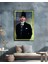 Sarı Çerçeve Görünümlü Atatürk Cam Tablo 5
