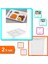 10 Adet 5 Bölmeli Kırılmaz Tabldot 40 x 28 cm + Kilit Kapaklı Kuru Mama Saklama Kutusu - 2li Set M8P 1