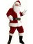 Yetişkin Noel Baba Kostümü Lüks Kadife Yılbaşı Parti Kostümü 2