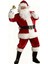 Yetişkin Noel Baba Kostümü Lüks Kadife Yılbaşı Parti Kostümü 4
