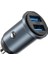 WI-CC031 Nano Lite Serisi Dual Usb-A Hızlı Şarj Özellikli Araç Şarj Aleti Pd 12W Gri 1
