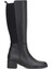 D25KC-2300 Kadın Hakiki Deri Topuklu Çizme Siyah 1