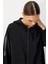 Poly Cupra Spor Ara Boy Basen Örten Baharlık Trench / Kap-Siyah 6