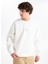 Bisiklet Yaka Beyaz Erkek Sweatshırt XM000368AF10818U0009 Sweatshirt 1