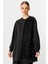 Rozy Işleme Detaylı Ince Dökümlü Örme Özel Kap/tunik-Siyah 5