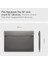16'' MacBook & Notebook Laptop Taşıma Çantası Valentinus S Sleeve Gray - AFA06424 5