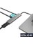 Macbook Pro Huawei Dell Uyumlu Type C To 4K HDMI + USB 3.0 + Sd/tf + Pd + Type-C, Taşınabilir 7in1 Adaptör 2