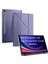 Galaxy Tab S9 Fe X510 X516 ile Uyumlu Kılıf Kalem Bölmeli Trifolding Case Lavendery Gray 1