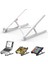 Saıjı X1 Laptop Sehpası, Katlanabilir, Tablet Sehpası, Alüminyum Alaşım, Online Sınıf Çalışması, Duruşu Iyileştirme, Isı Dağılımı Macbook, iPad ve 10-15,6 Inç Olan Tüm Cihazlar ile Uyumlu. Beyaz 1