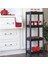 Siyah Shelf Unit Banyo Rafı Mutfak Rafı Balkon Rafı Organizer Raf Dolap 1