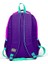 High Üç Bölmeli Kız Çocuk Ilkokul ve Ortaokul Okul Sırt Çantası - Mor Pembe 4
