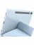 Galaxy Tab S9 Fe X510 X516 ile Uyumlu Kılıf Kalem Bölmeli Trifolding Case Mavi 5