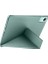 Redmi Pad Se 11INÇ ile Uyumlu Kılıf Kalem Bölmeli Trifolding Case Koyu Yeşil 5