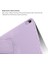 iPad Tablet Ile Uyumlu Kılıf Lüks Kadife Iç Kaplamalı Suni Deri Mıknatıslı Standlı Tablet Arka Kapak (Lila, iPad 9.nesil 10.2 Inch) 4