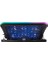 AD-RC34 Metafor Rgb 6 Fanlı Telefon Tutuculu Rgb Işıklı 15-17 Notebook Soğutucu Stand 5