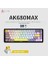 Ajazz AK680 Max%68 Manyetik Switch, 3000MAH Batarya 8000 Hz KABLOLU-1000 Hz Polling Rate Kablosuz Manyetik Klavye Rgb Arkadan Aydınlatmalı Özelleştirilebilir Tuşlar (AK680 Max - Siyah Sarı) 2