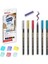 1340 Metalik Fırça Uçlu Keçeli Kalem, 6 Parlak Renkli Set, Esnek Fırça Ucu 1