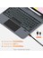 Ipad Air 11 M3 Çipli 2025 ile Uyumlu Mag Touchpad Blutooth Işıklı Standlı Klavyeli Kılıf 4