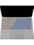 Macbook Air M1 13INÇ Klavye Koruyucu (Türkçe Q) (Touchıd'li Air) A2179 A2337 ile Uyumlu R.powder Mavi Pembe 4