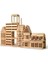 City 100 Parça Ahşap Eğitici Bloklar Seti KR101CITY Wood Hayal Gücü Genişleten Bloklar 1