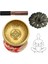 Tibet Ses Çanağı Seti, Çap 8 Cm, Meditasyon ve Rahatlama Için Küçük, Ses Çanağı, Ahşap Tokmak, Ses Kasesi Yastığı ve Tütsü Kabı, Yoga, Meditasyon ve Rahatlama Için 1