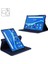 M10 Plus TB-X606F TB-X606X ile Uyumlu Kılıf 360 Dönebilen Standlı Case Lacivert 5