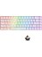 K685T Mekanik 82 Tuşlu Gaming Oyuncu Klavyesi-Rgb-Hot Swappable Beyaz- Brown Switch 1
