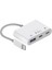 iPhone 11 12 13 14 Uyumlu Lightning Uyumlu Type-C USB ve Lightning Çıkış Alabileceğiniz Adaptör USB ve USB C Aksesuarlar ile Hızlı Bağlayın ZR578 2