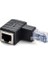 3752 RJ45 Dişi Erkek 90 Derece Cat Internet Ethernet Kablo Uç Çevirici Adaptör Dişi Erkek RJ45 Cat5 Cat6 Cat7 Uyumlu 90 Derece Çevirici Dönüştürücü Adaptör. 2
