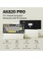 Ajazz AK820 Pro 3 Modlu%75 Mekanik Klavye, Tft Akıllı Ekran ve Düğmeye Sahip Gasket-Mounted Oyuncu Klavyesi, Bluetooth 5.1/2.4g Kablosuz/type-C Kablolu (AK820 Pro - Sarı Siyah - Gift Switch) 5