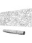 Pro - 3 Farklı Model Dikişli Kenar 120X60 cm Oyuncu Gaming Mouse Pad (White Map Lines) 3